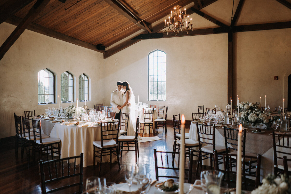 New York Vineyard Wedding Reception