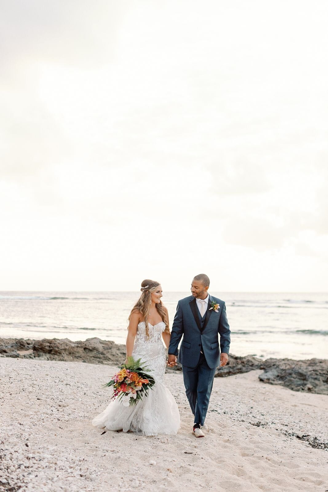 bride-and-groom-on-beach-april