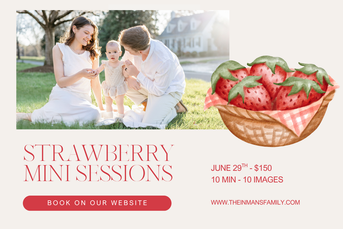 A mother and her children smile at the camera in preparation for a mini session photography shoot in Richmond, VA.
