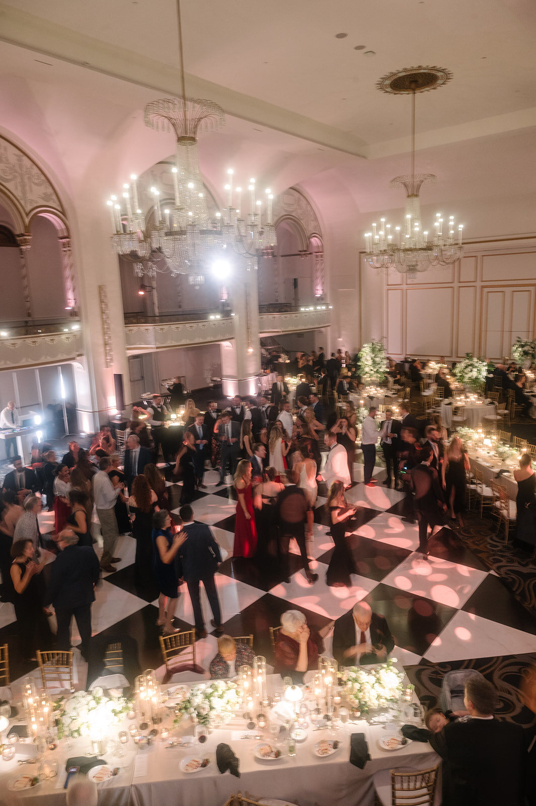 checkered-dance-floor-at-boston-park-plaza-wedding
