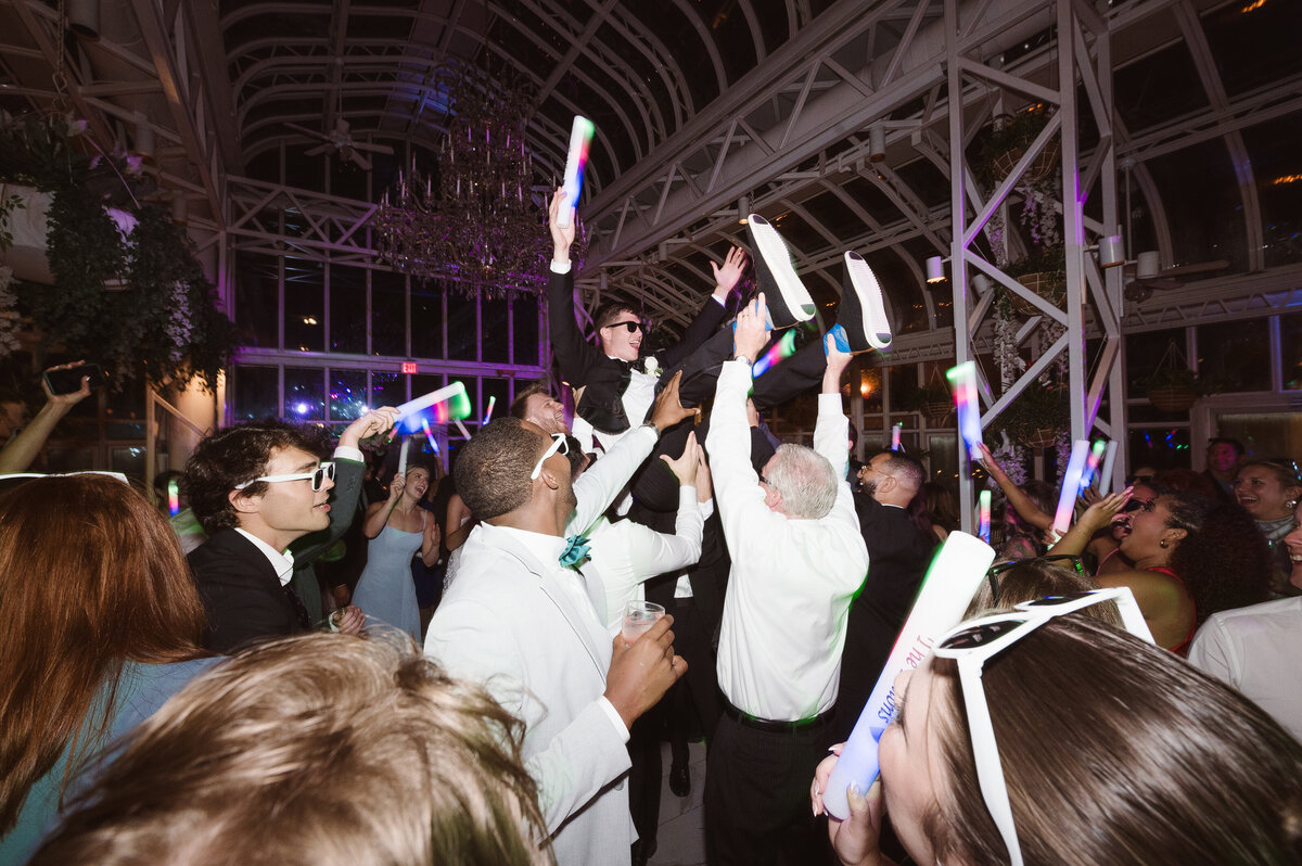 dreamy wedding photos at the madison hotel conservatory NJ