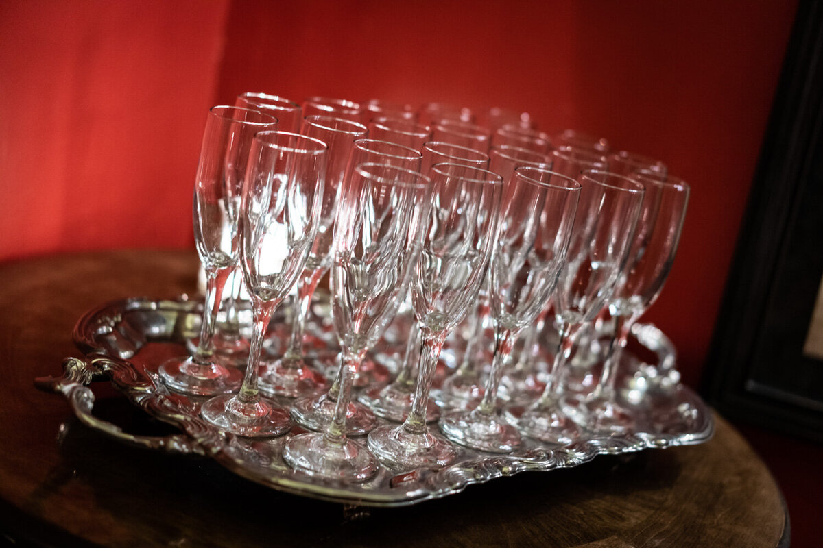 Champagne glasses