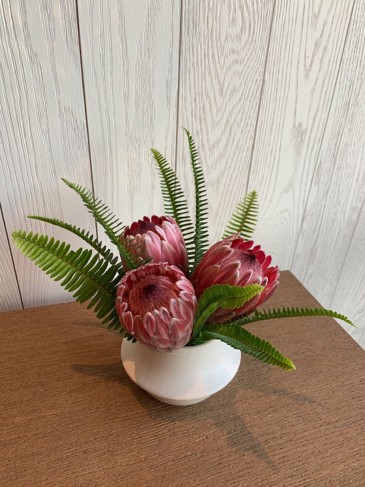 Protea and fern