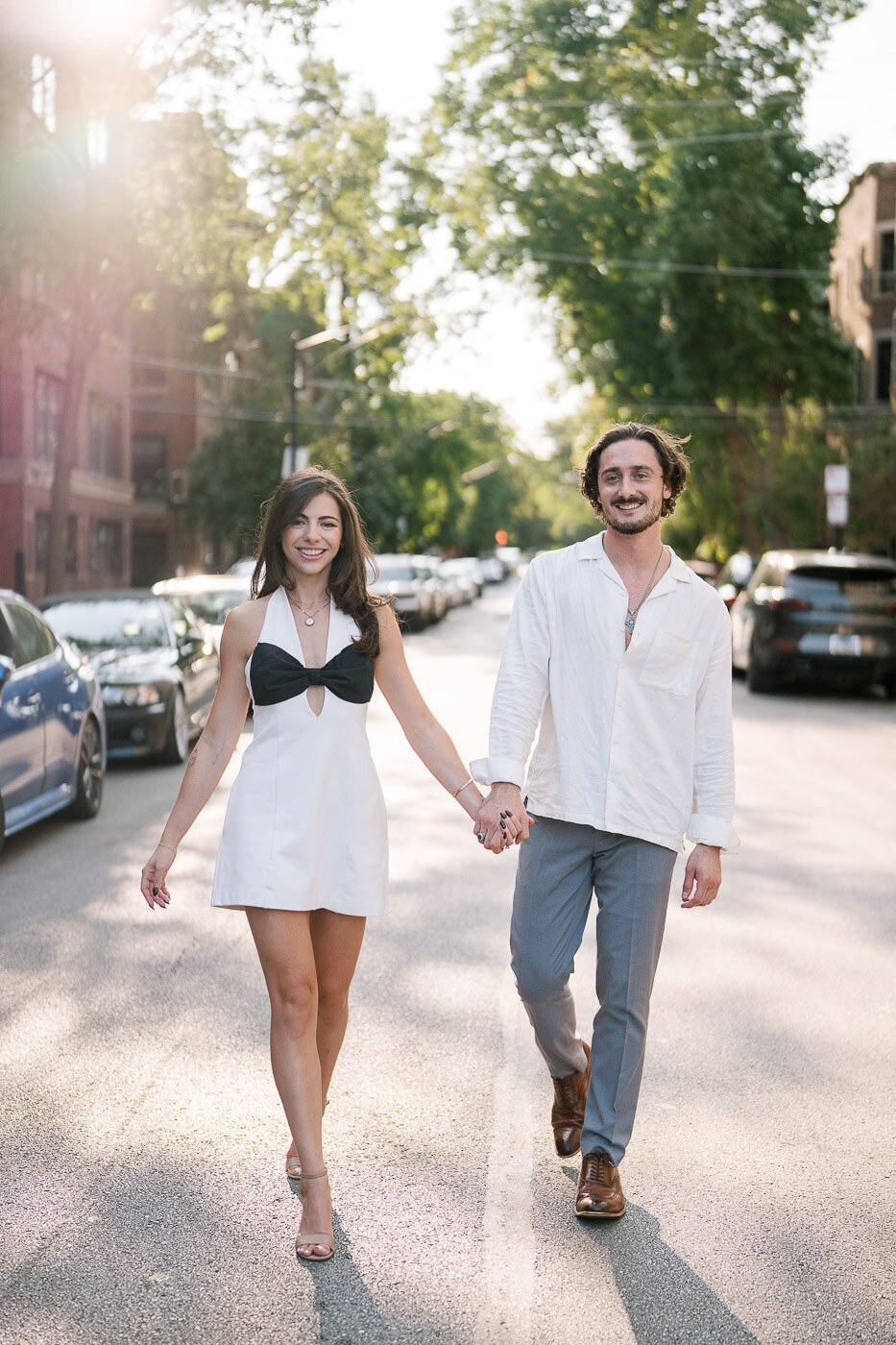 Downtown Chicago Engagement Photos-48