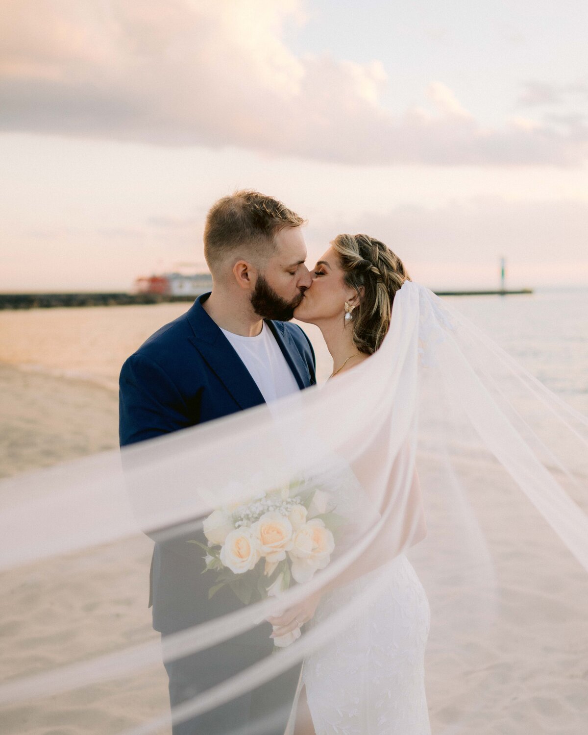 Saugatuck Beach Wedding Elopment