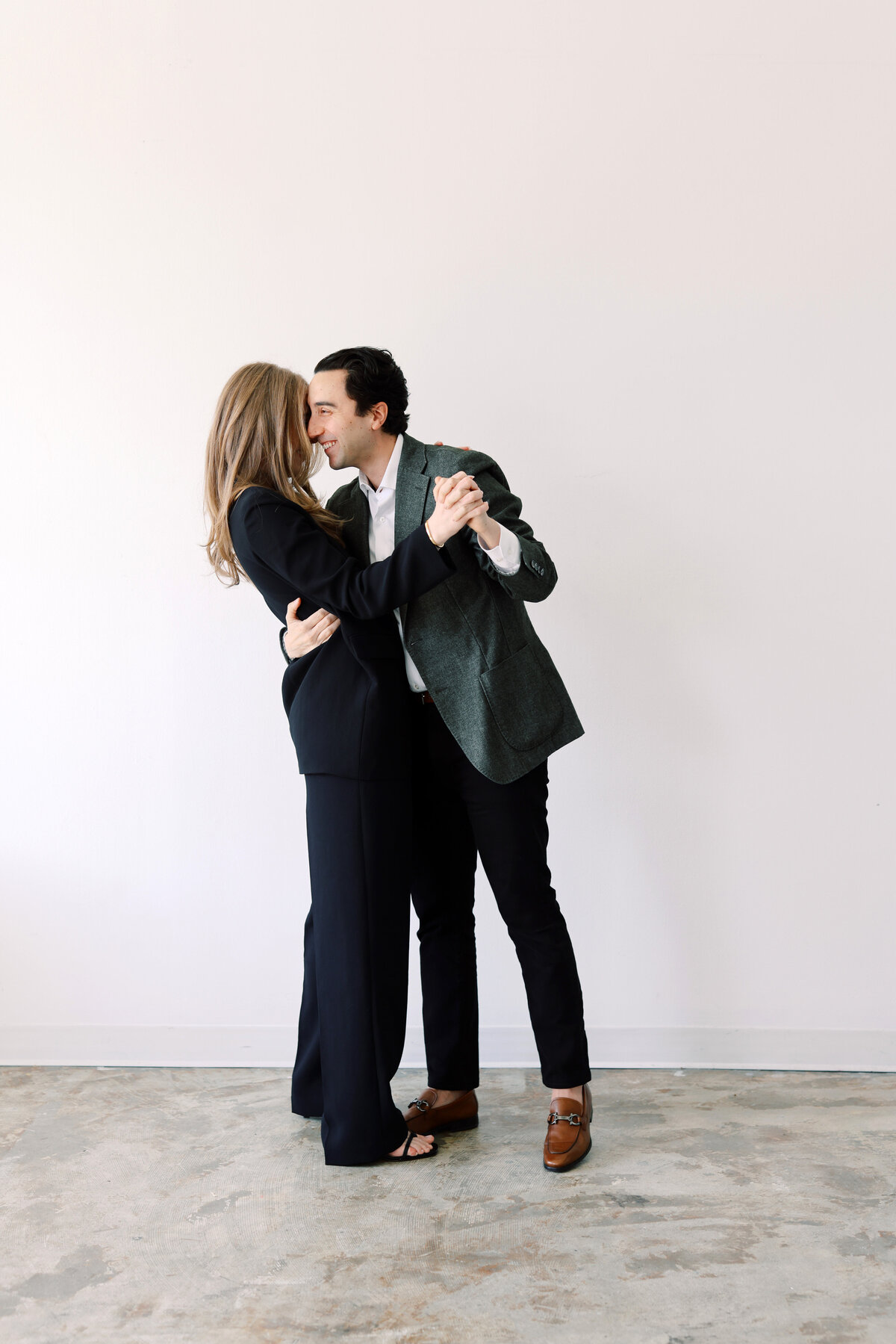 Chic Studio Engagement Photos in DC 8