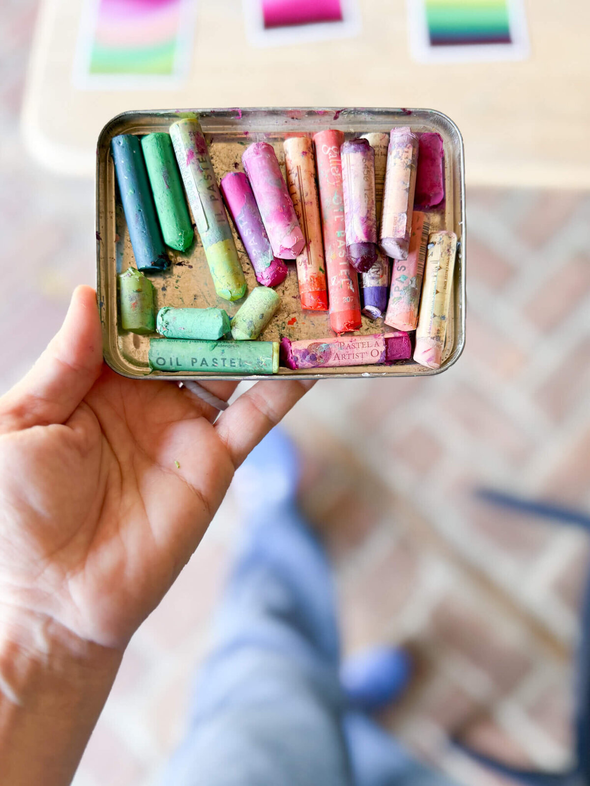 Spring Art Collection 2025 Oil Pastel Color Palette