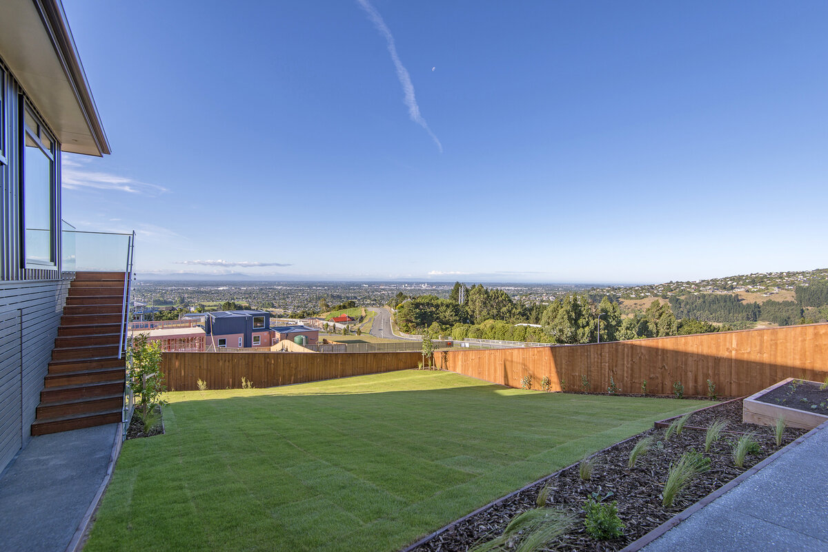 large back yard