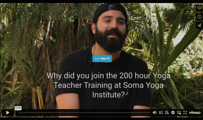 Soma Yoga Institute Graduate  MathRecent graduate shares her transformative experience at our Costa Rica Yoga Teacher Training, deepening her practice and joining a supportive community.