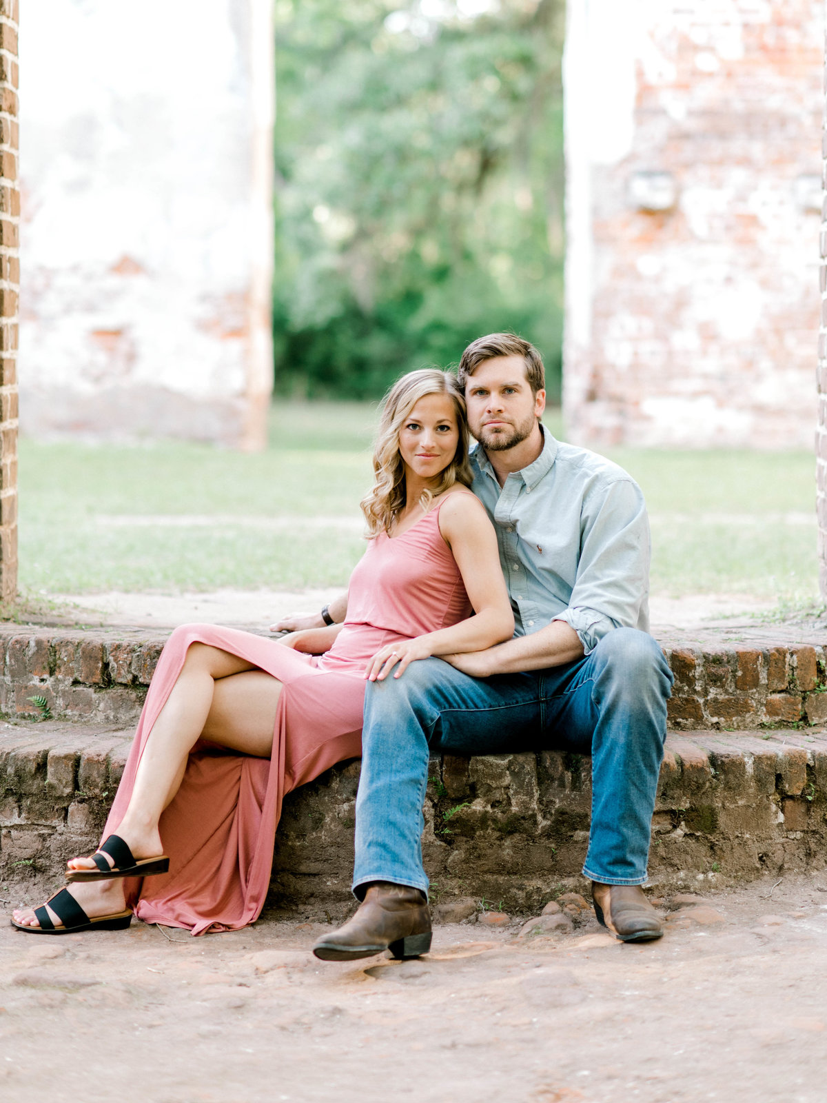 Engagement photos Wormsloe Savannah