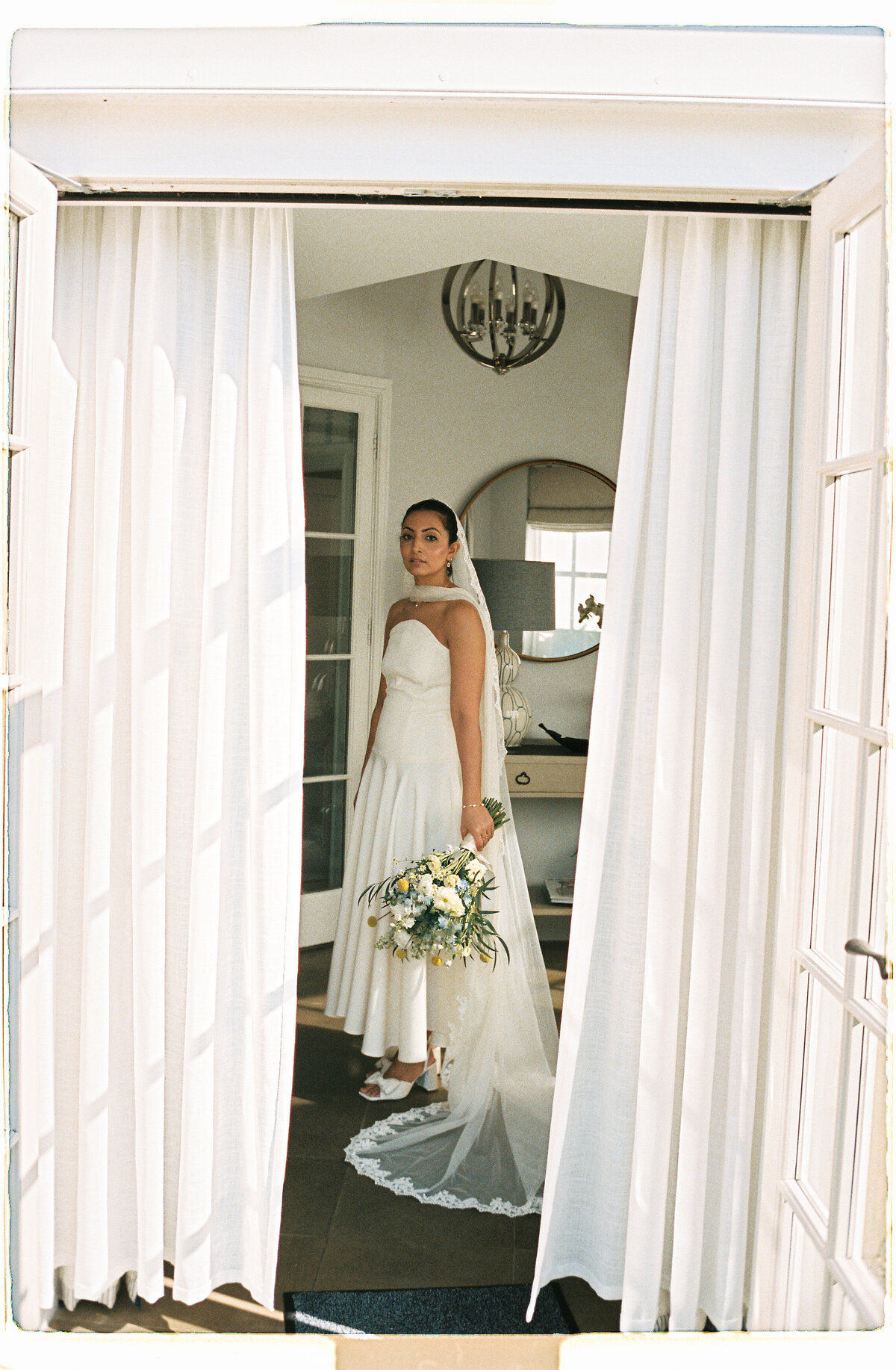 Bridal portrait on 35mm