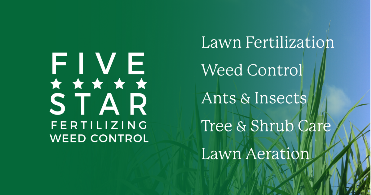 FIVE STAR FERTILIZING & WEED C logo