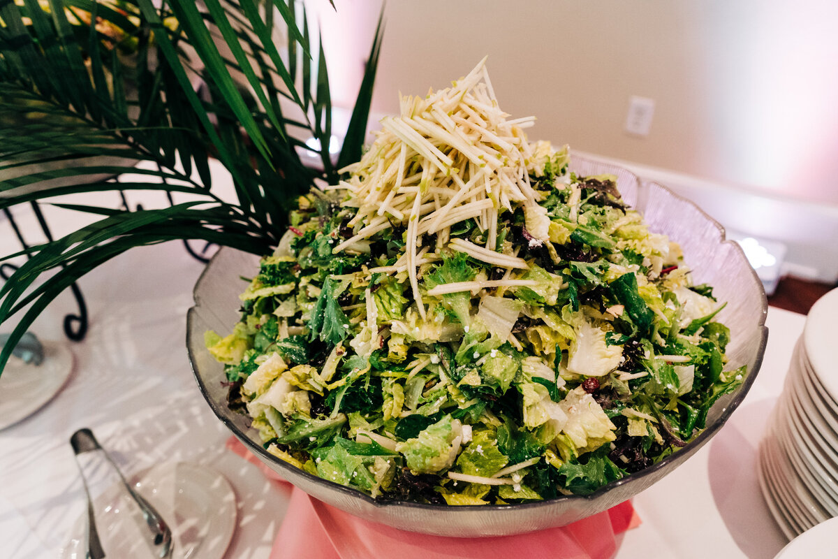 Mesclun Salad chopped almonds, apples, dried cranberries, crumbled feta cheese, & balsamic vinaigrette