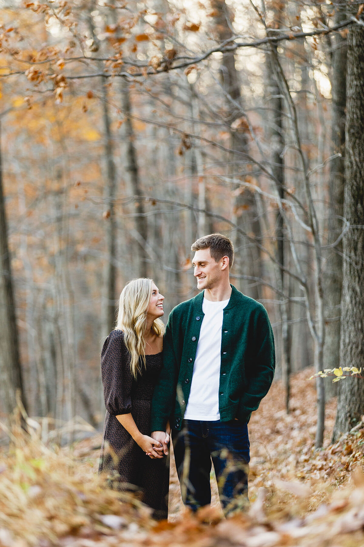 New-Hope-PA-Engagement-Session-Woods-42