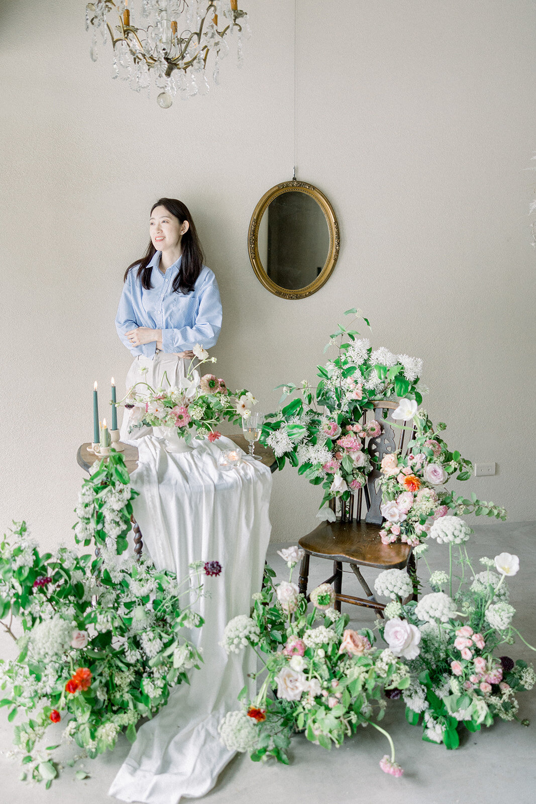 florist styled brand session