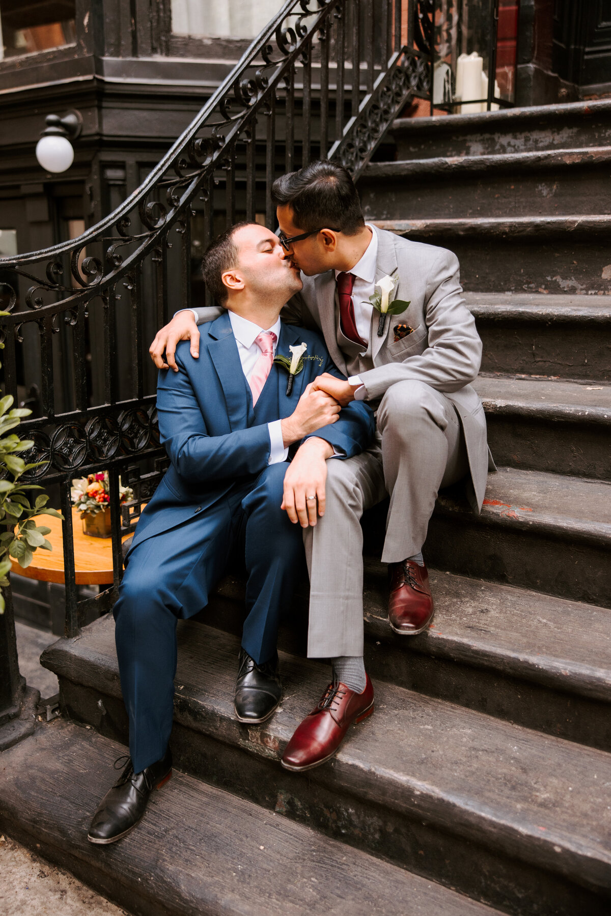 Mehul & Stefan - Rezdora NYC Untermyer Gardens - Intimate Wedding Previews 090