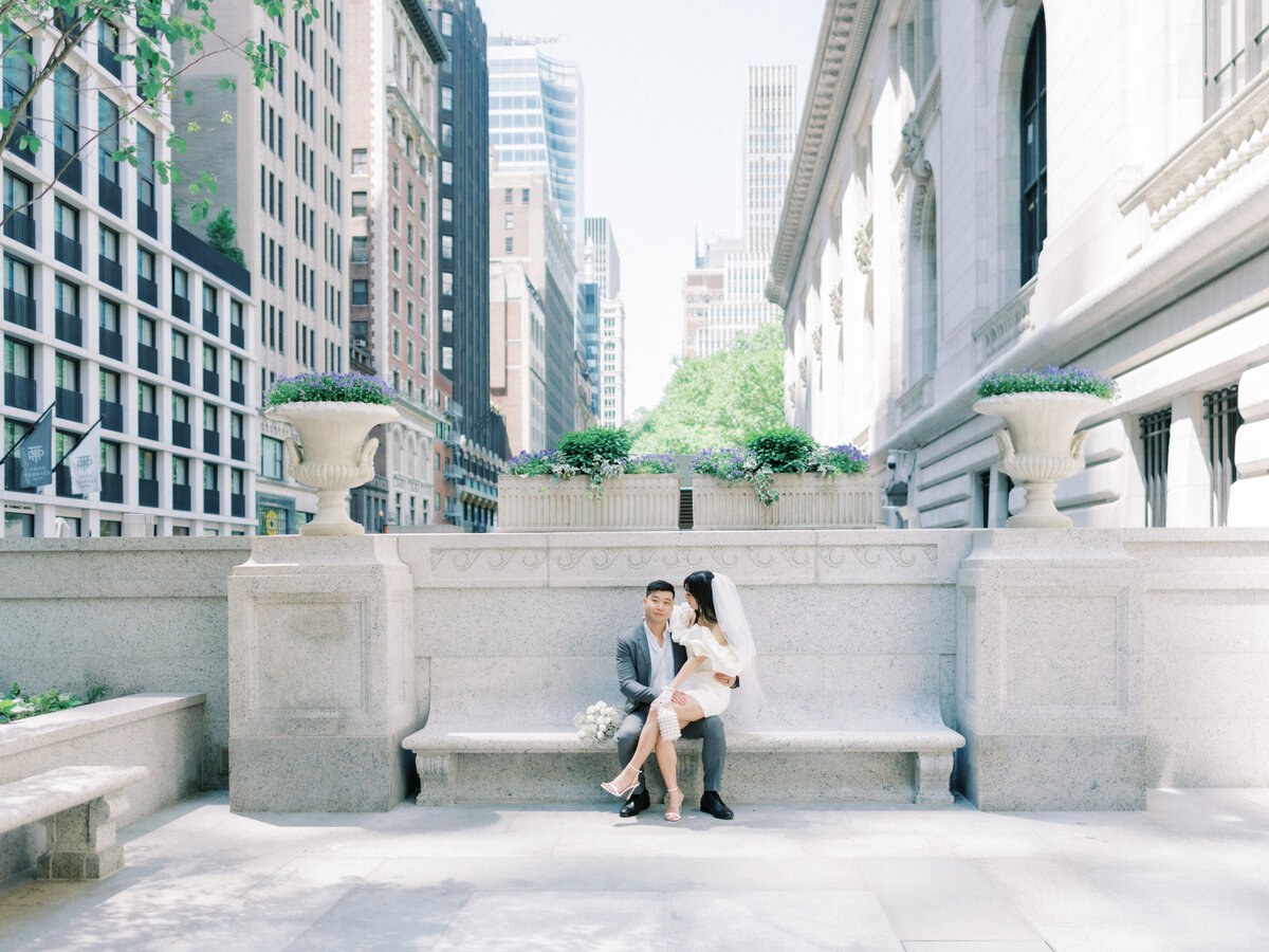 Vogue Editiorial NYC Elopement Themed Engagement Session Highlights | Amarachi Ikeji Photography 50