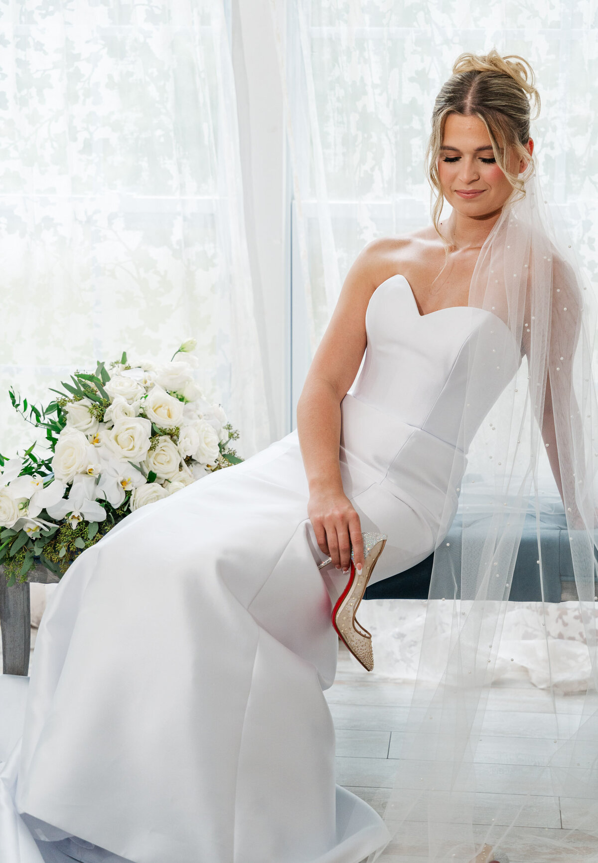 photoshoot of bride