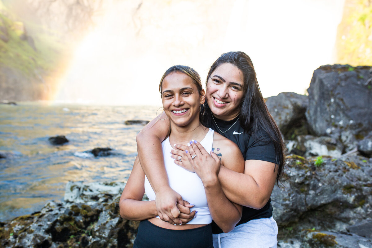 Snoqualmie falls surprise wedding proposal same sex couple115