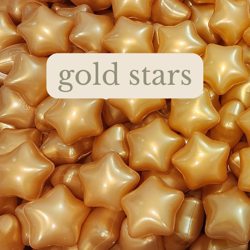 Balls - gold stars (504 × 504 px)