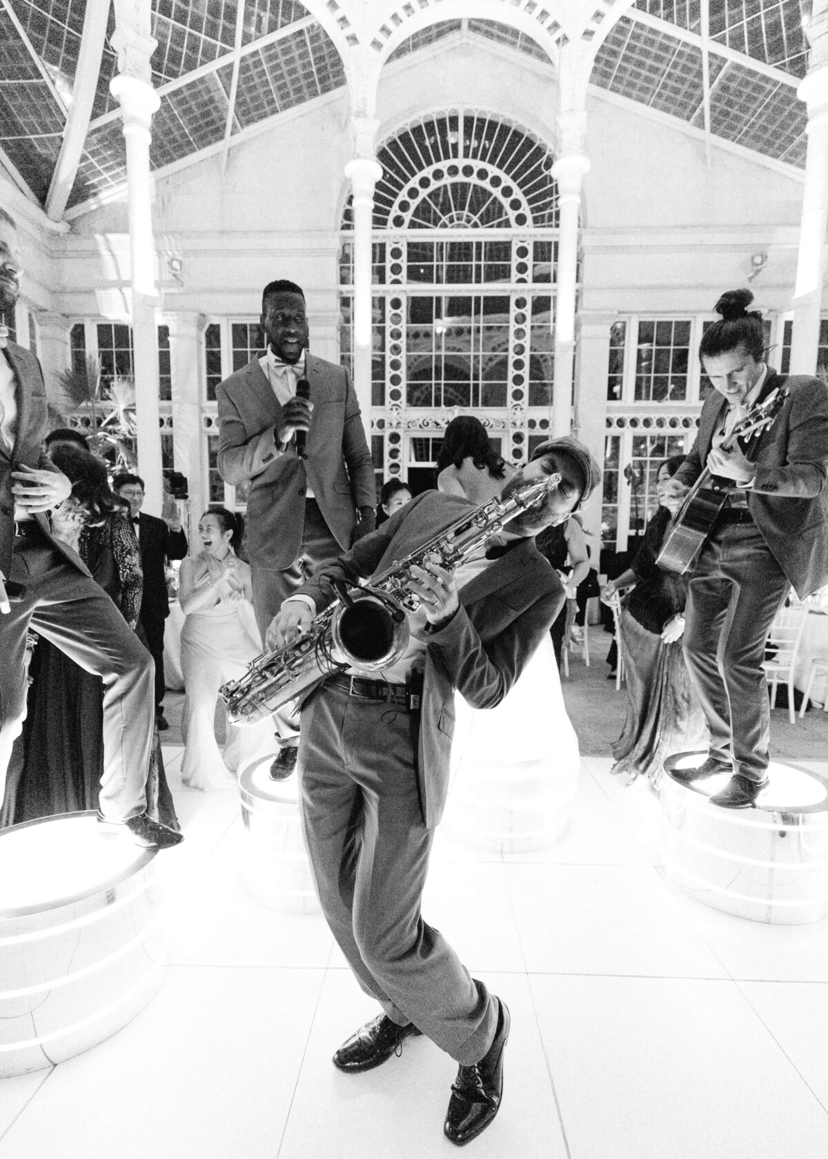 chloe-winstanley-weddings-syon-park-conservatory-function-band-saxophone