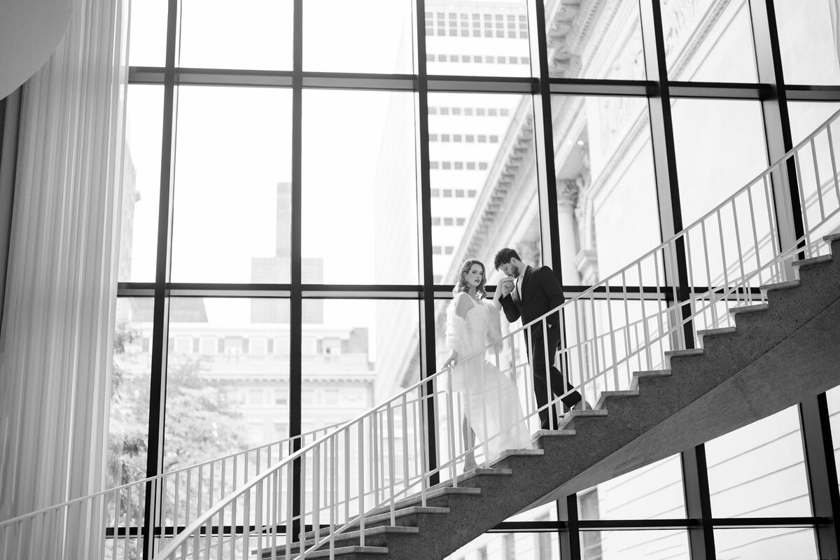 Berlez-Aspen-Avenue-Chicago-Wedding-Photographer-Glam-Atelier-Clair-De-Lune-Vintage-Bob-Mackie-Sheer-Beaded-Gown-Luxury-Engagement-Art-Institute-of-Chicago-South-Garden-56