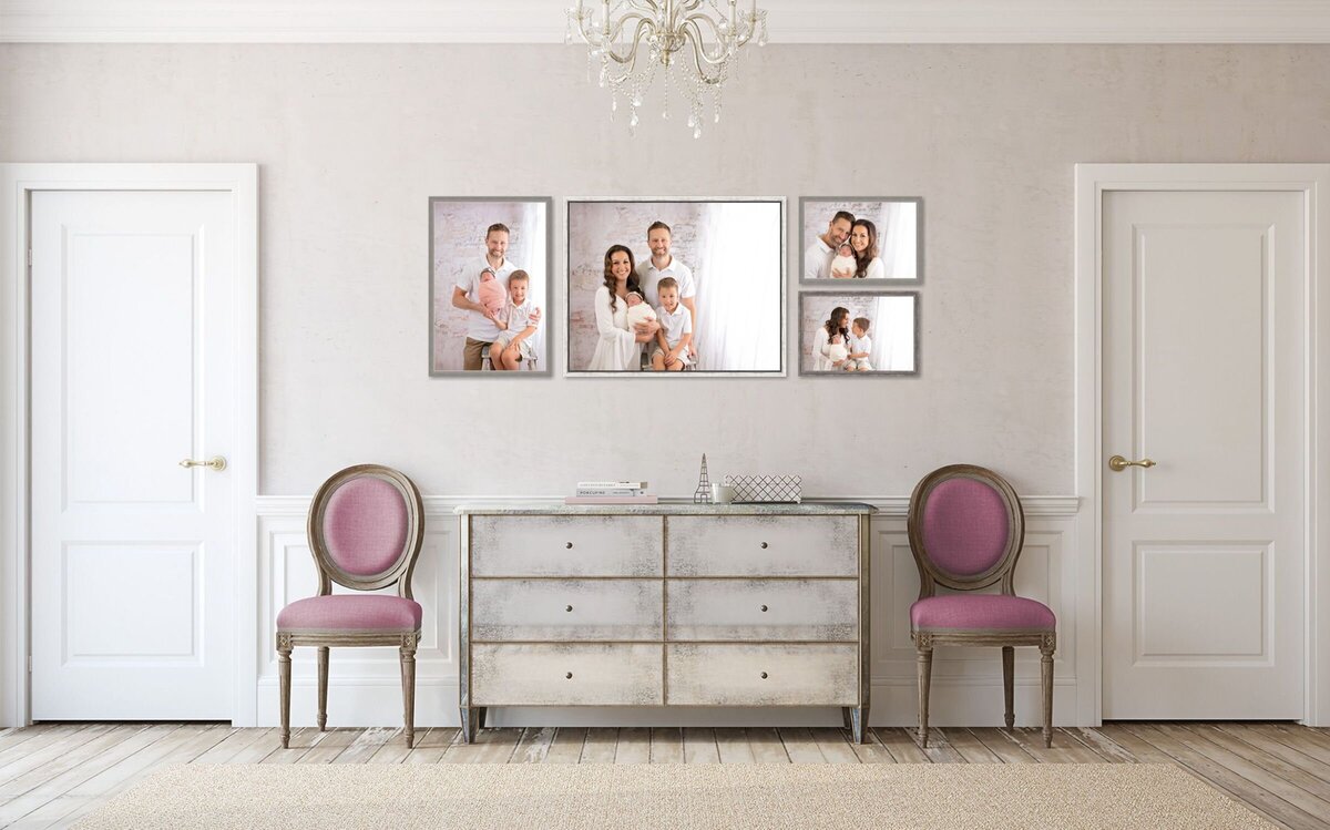 Kendra wall art with frames family newborn pictures