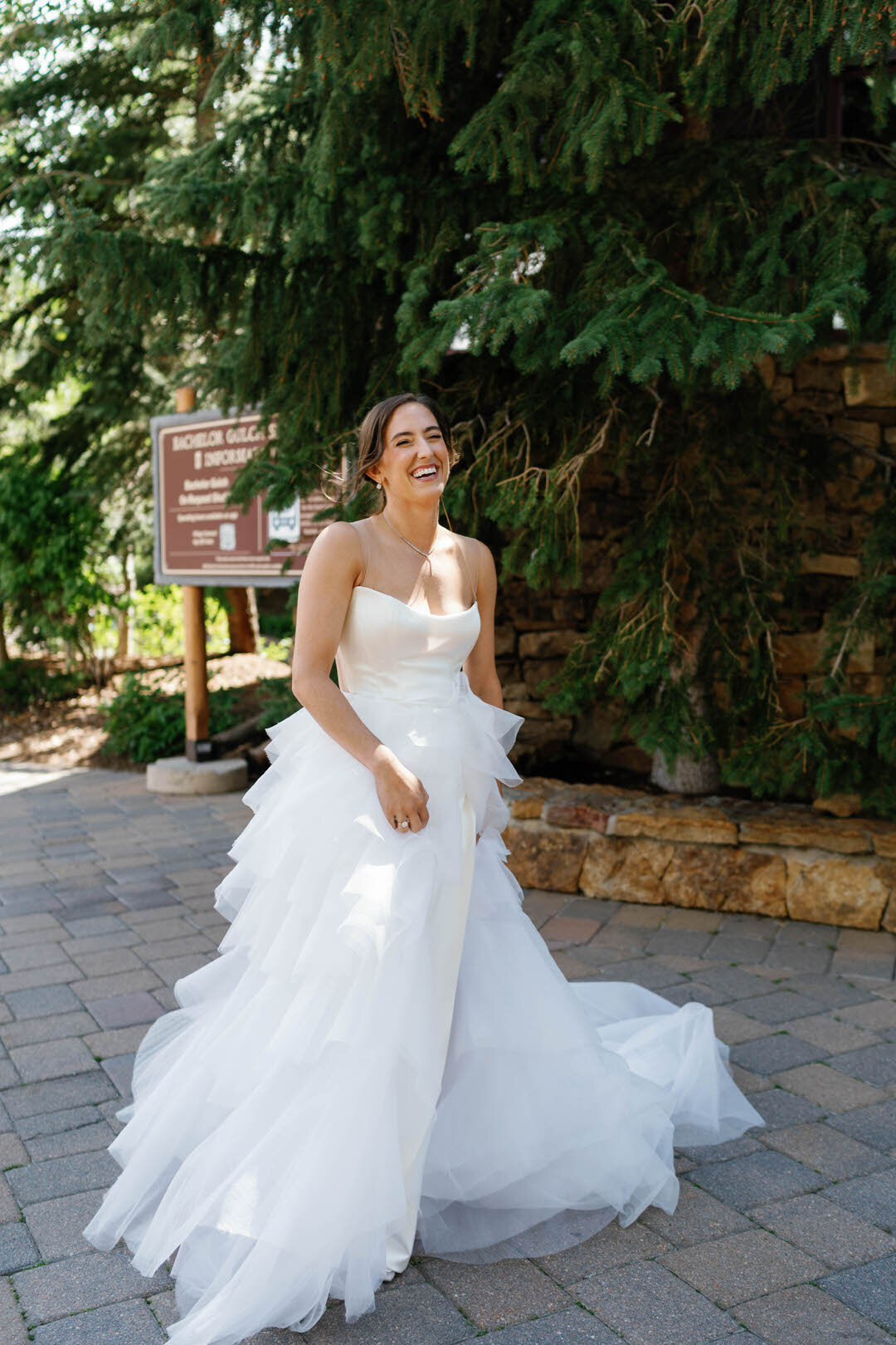 3a Two Brides Beaver Creek Colorado Mountain Wedding by GoBella.com @gobella 1