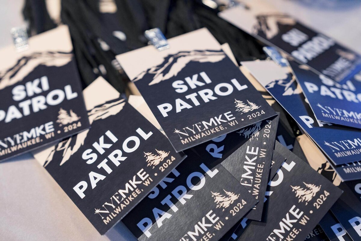ski-patrol-VIP-tags-corporate-event-ideas-milwaukee