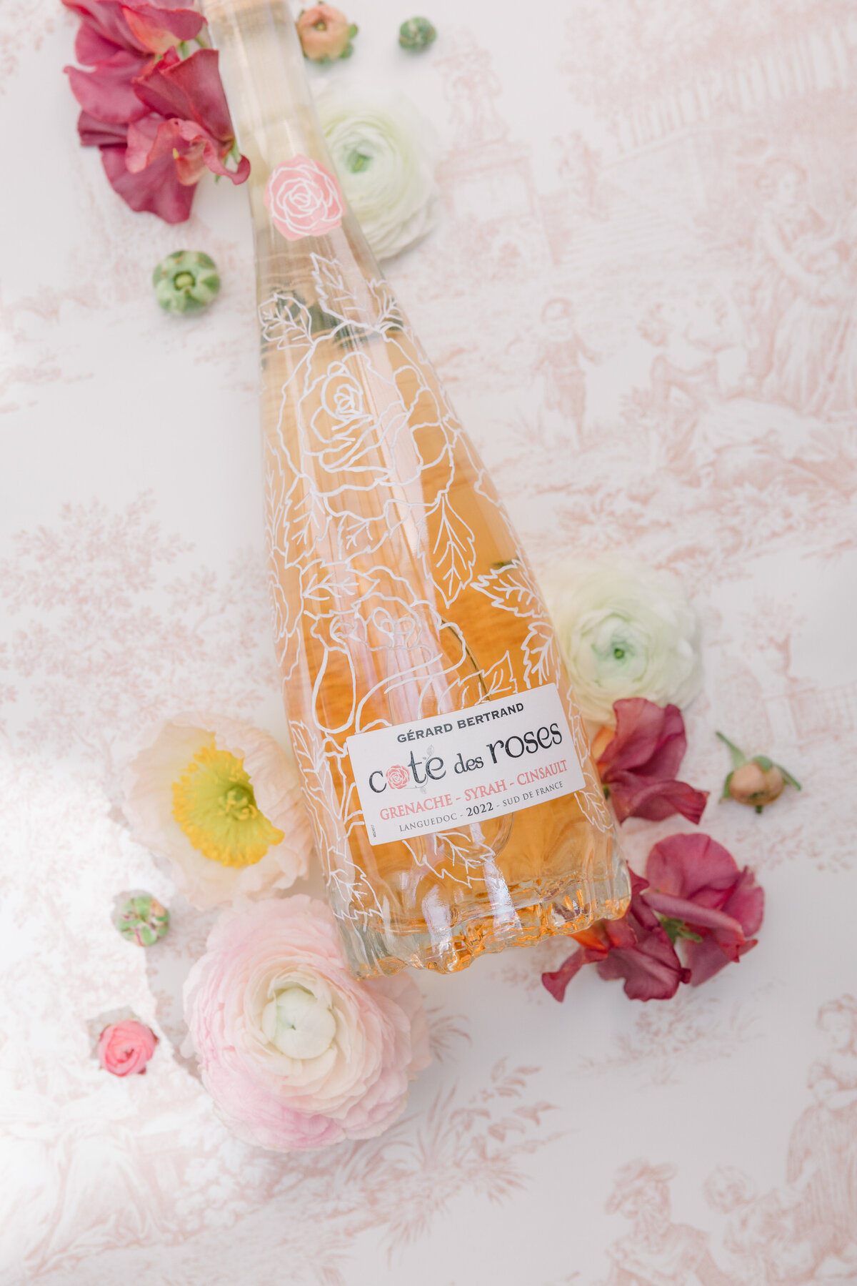 custom-champagne-bottle-rose-wedding