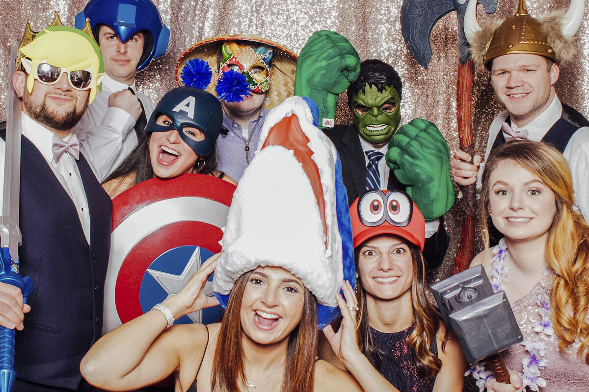 Luxury wedding photo booth packages at The Merion in Cinnaminson, Burlington County, New Jersey