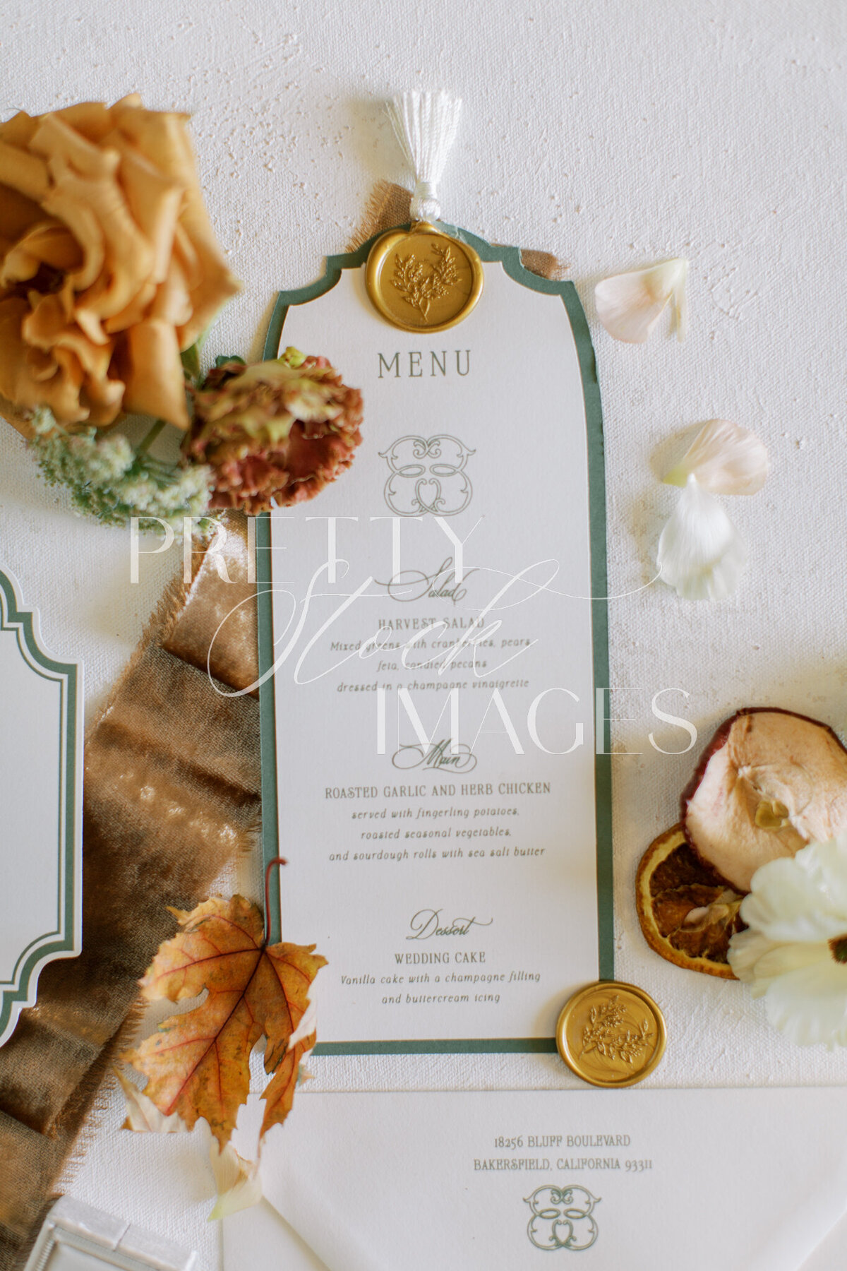 Pretty Stock Images - Fall Wedding Flat Lay-026