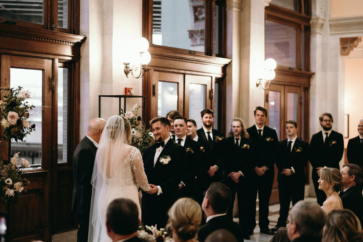 Wedding Ceremony Photos by Richmond VA wedding and elopement photographer