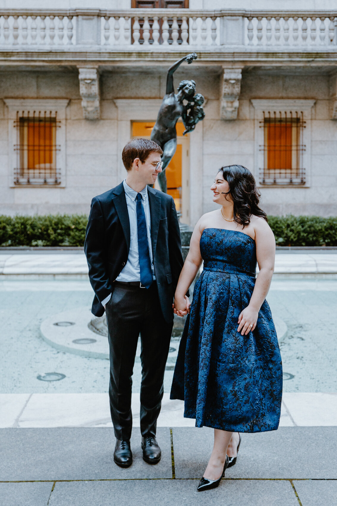 Boston Public Library Engagement Photos-Boston Wedding Photographer-2