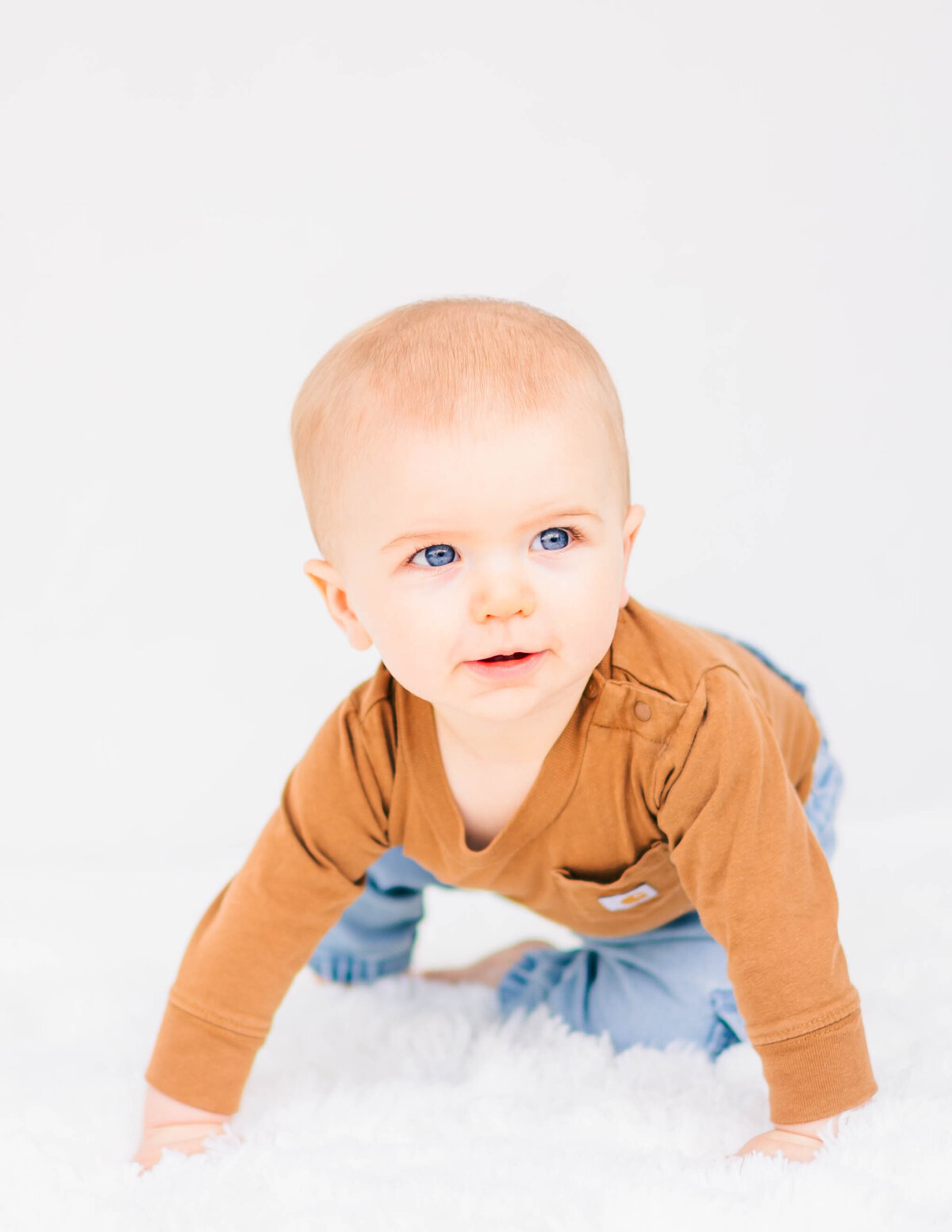 Student portrait highlighting boutique fine art school photography style