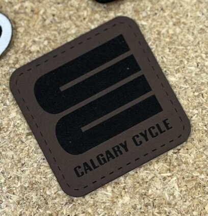 CC Leatherette Patch Dark Brown