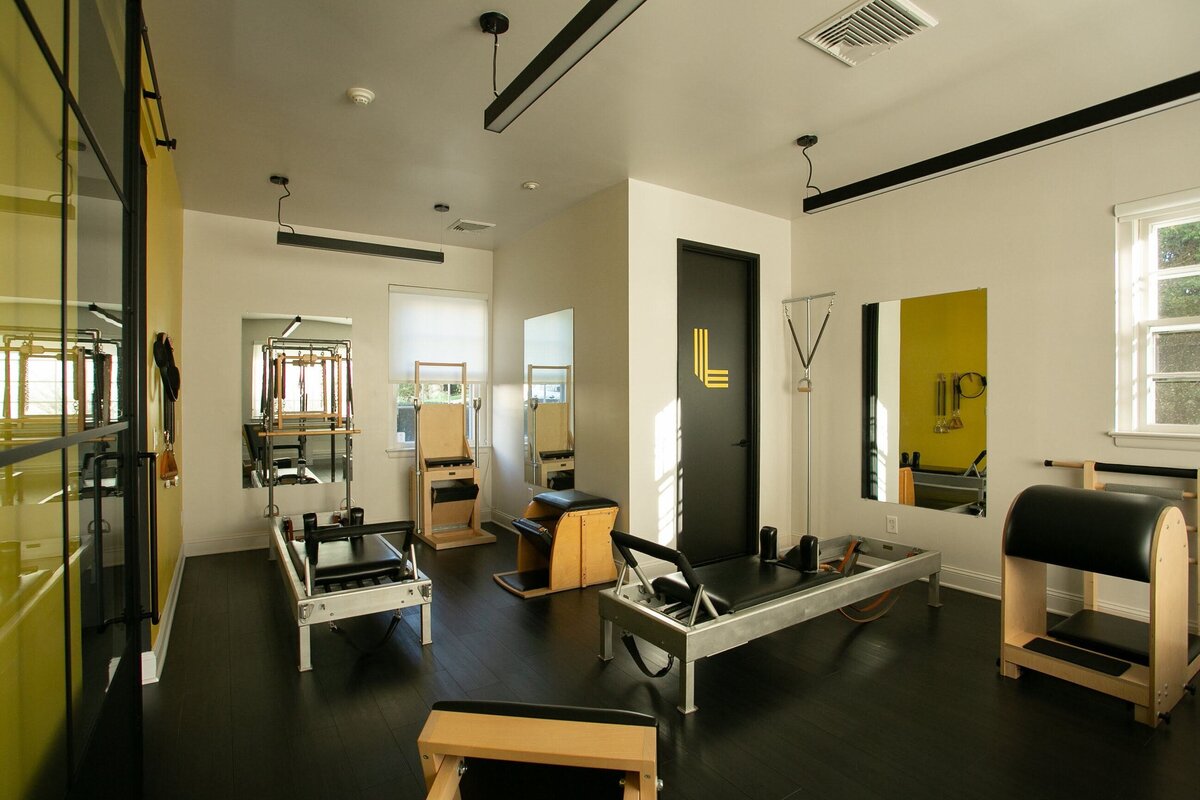 Modern and minimal pilates studio