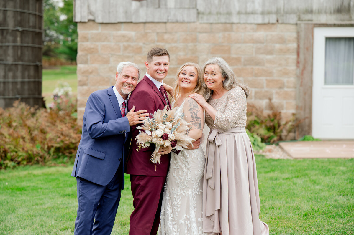 Family Central Minnesota wedding Photography
