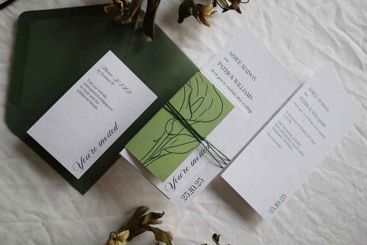 Green-lily-wedding-invitations