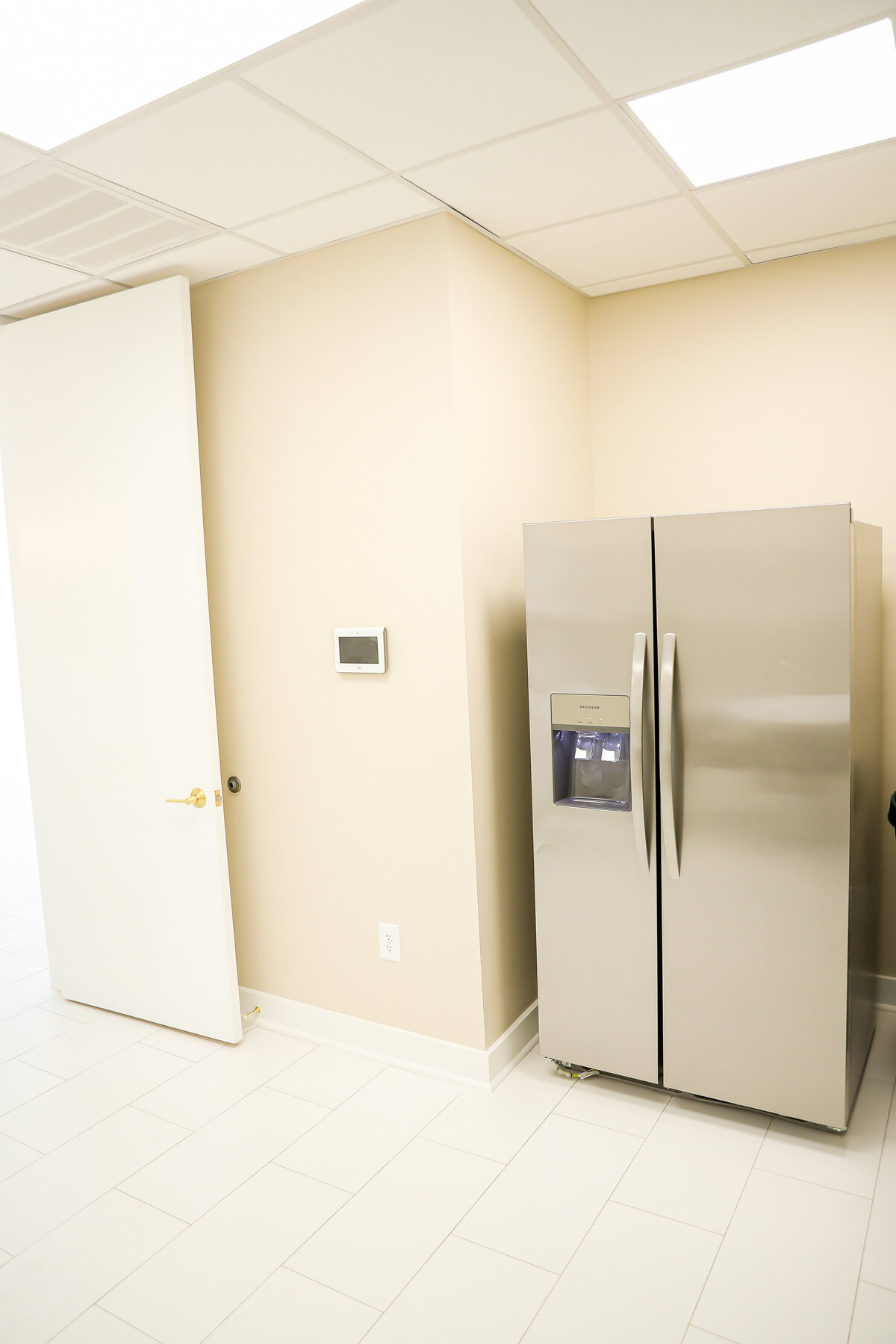 Fridge in break room