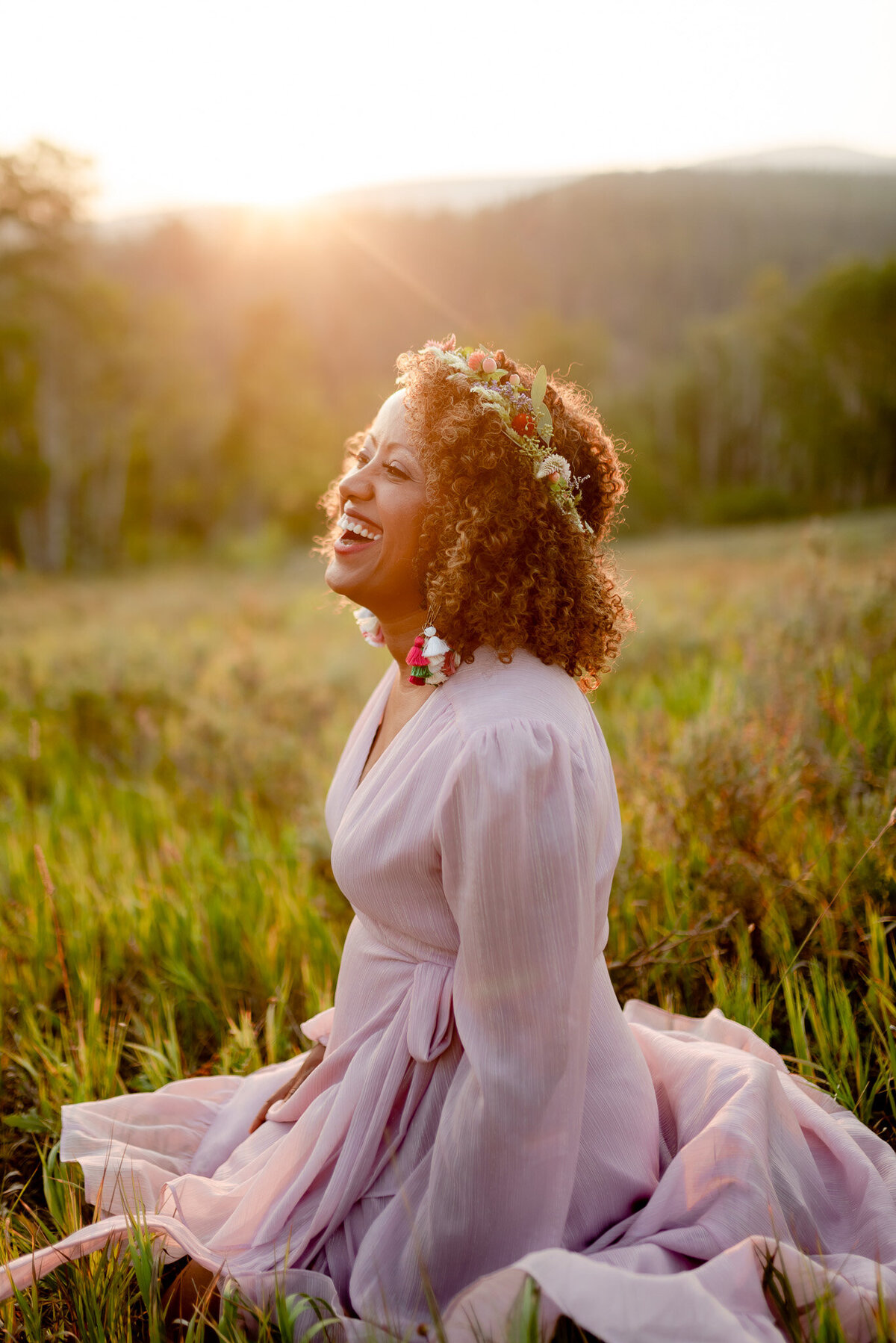 colorado beauty photographed in field