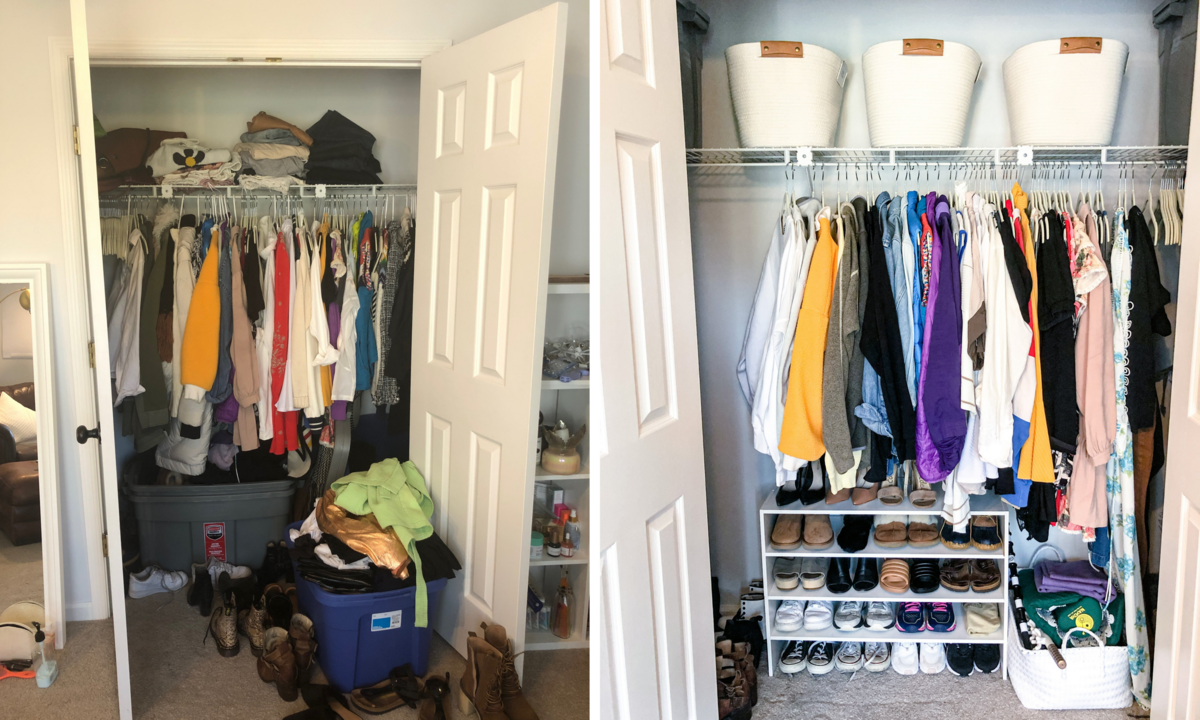 Closet Before and After