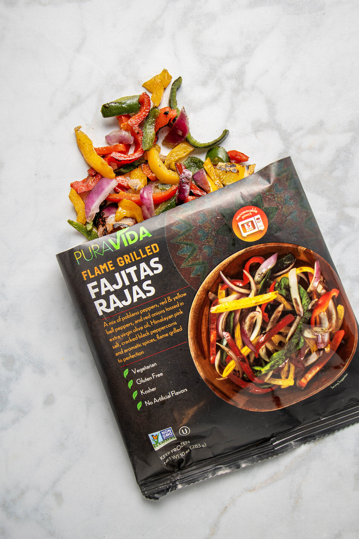 PuraVida fajitas rajas product shot