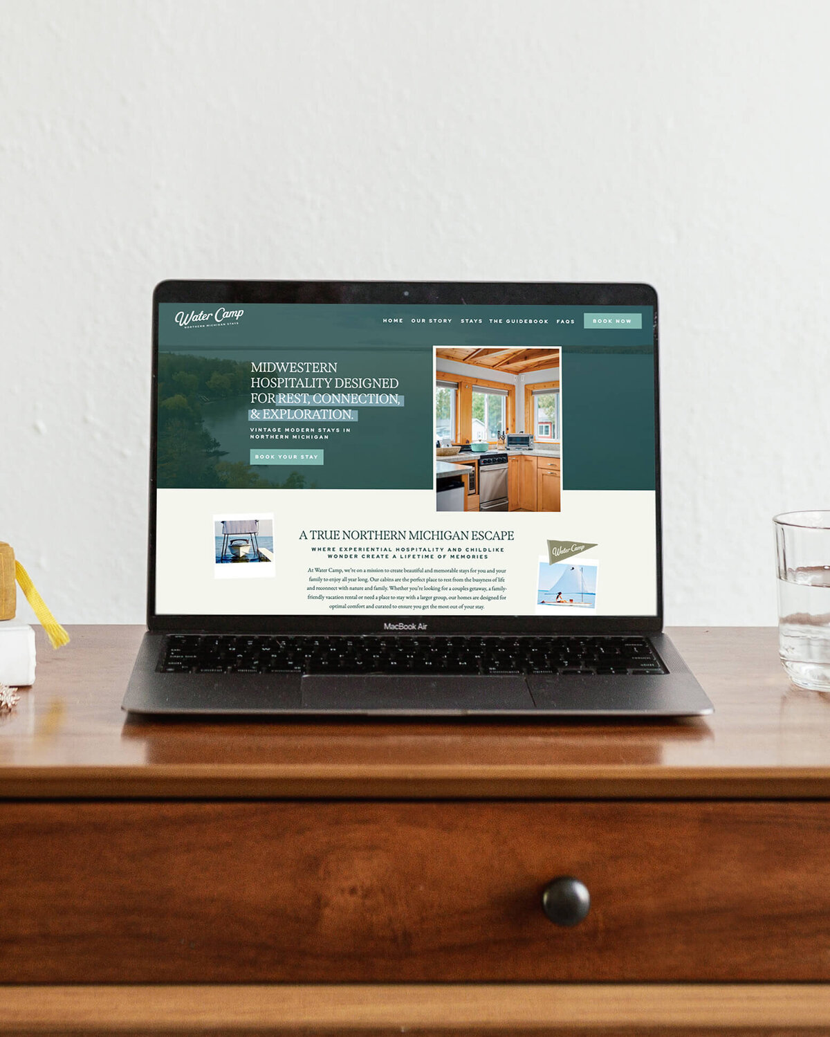 Northern Michigan Airbnb Brand and Website Design 2