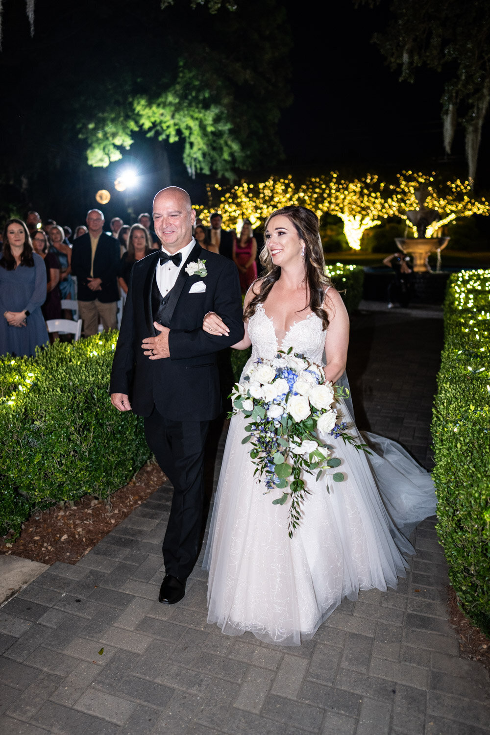 Bride and father processional