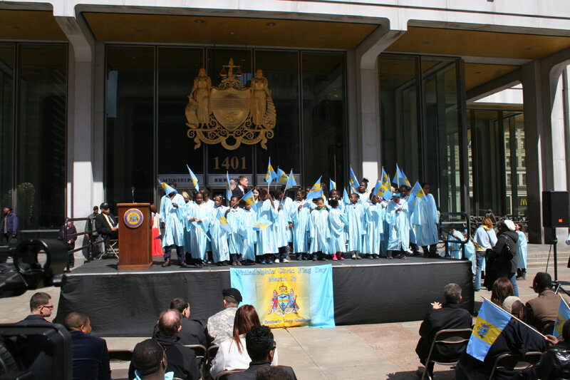 2012 - Kearny Choir prepares to sing