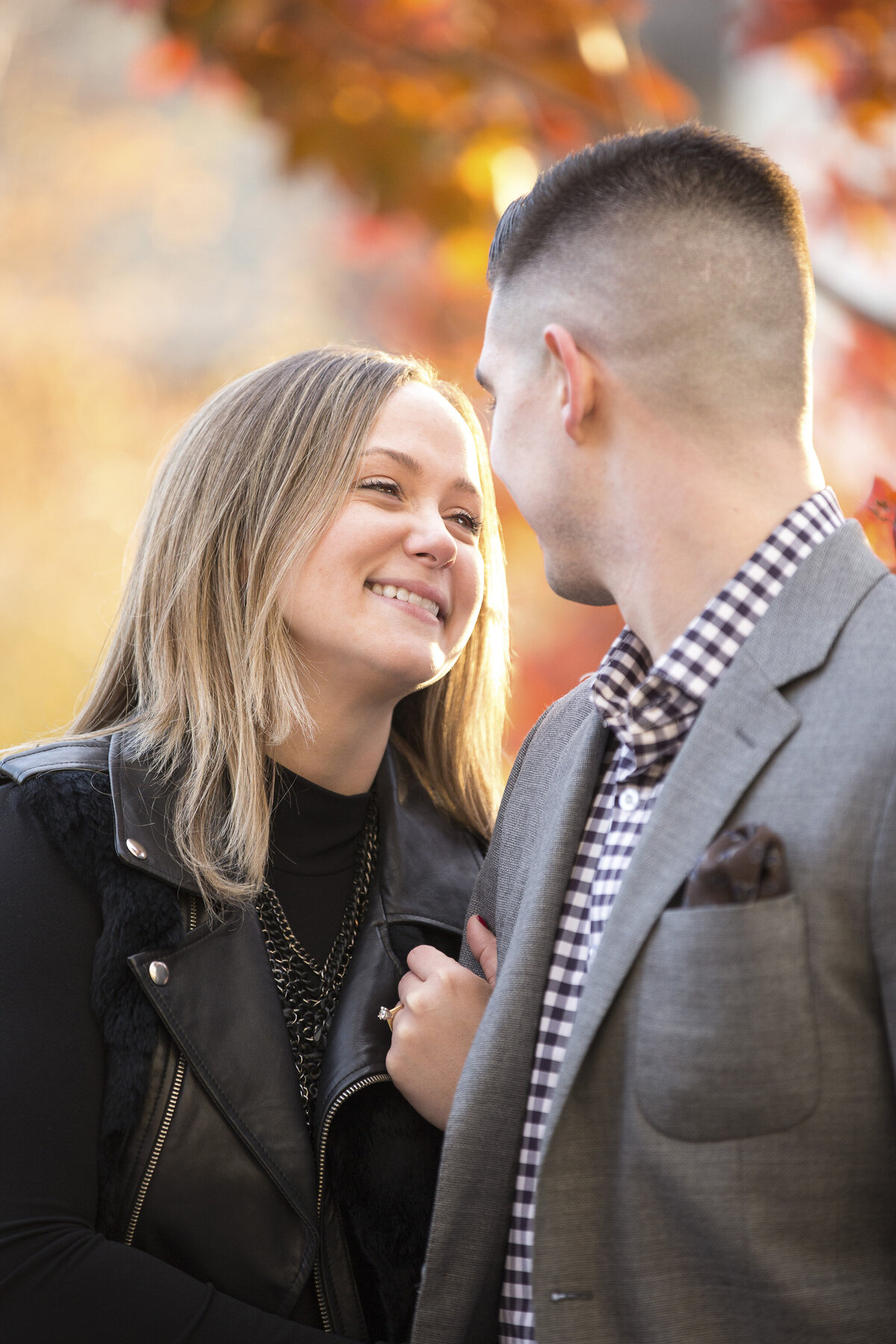 couple looking at each other