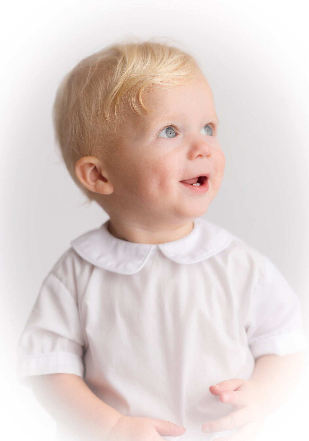 Baby poses for Heirloom Portraits in Charleston.