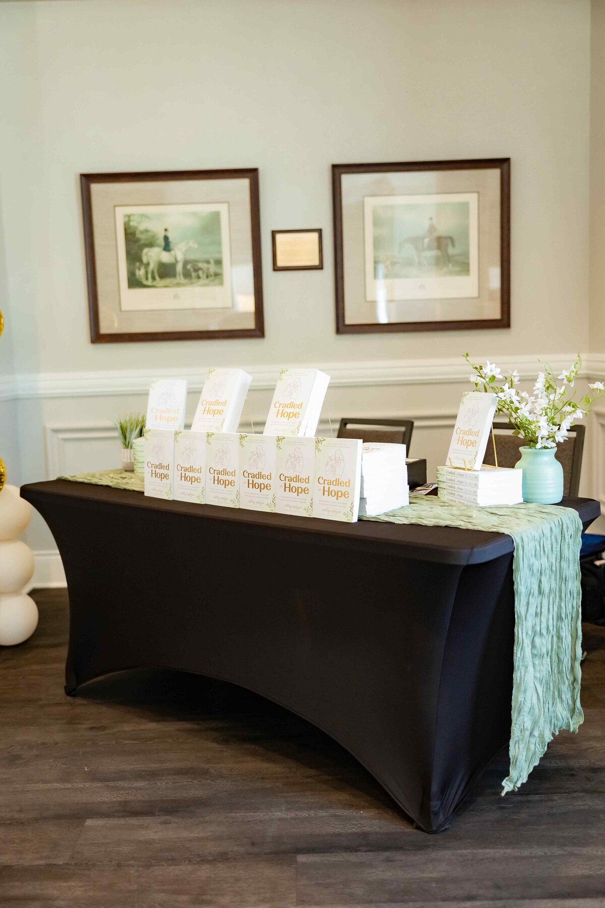 Ashley Opliger Cradled in Hope Book Launch Party, biblical book for grieving moms, miscarriage, stillbirth, infant loss, christian author (72)