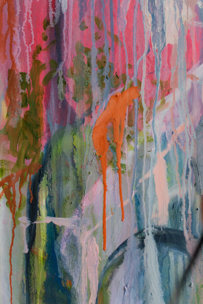 an abstract painting